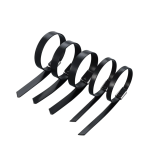 4,6 mm CZARNE 700C OPASKI ZACISKOWE BALL LOCK ZE STALI NIERDZEWNEJ